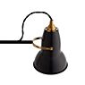 Anglepoise Original 1227 Brass Desk Lamp with Wall Mount black