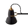 Anglepoise Original 1227 Brass Lampe de bureau avec fixation murale noir