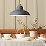 Anglepoise Original 1227 Brass Midi Wide Pendant Light blue application picture