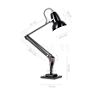 Measurements of the Anglepoise Original 1227 Desk Lamp black/cable black in detail: height, width, depth and diameter of the individual parts.