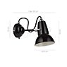 Measurements of the Anglepoise Original 1227 Wall Light black/cable black in detail: height, width, depth and diameter of the individual parts.