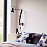 Anglepoise Original 1227 Wall Light with bracket Chrome / Black/white cable application picture
