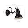 Measurements of the Anglepoise Original 1227 Wall light black/cable black in detail: height, width, depth and diameter of the individual parts.