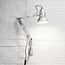 Anglepoise Original 1227 Wandlamp met Wandhouder chroom/ kabel zwart/wit