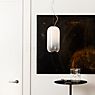 Artemide Gople Sospensione white/body silver - mini application picture