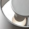Artemide Melampo Terra grigio alluminio - 35 cm , Vendita di giacenze, Merce nuova, Imballaggio originale - Grazie all'apertura, una parte della luce sfugge verso l'alto.