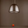 Artemide Nur, lámpara de suspensión gris aluminio - Mini