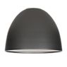 Artemide Nur, lámpara de techo gris aluminio - Mini - La pantalla de esta luminaria recuerda a una cúpula.
