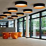 Artemide Tagora Ceiling Light LED black/orange - ø57 cm - Integralis application picture