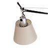 Artemide Tolomeo Basculante Tavolo parchment - with table base - Thanks to the upper opening of the shade, the Artemide Tolomeo makes a contribution to the ambient lighting.