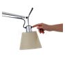 Artemide Tolomeo Basculante Tavolo parchment - with table base