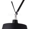 Artemide Tolomeo Mega Terra LED marco negro/pantalla negro - ø42 cm - 2.700 K - regulador de cable - El cómodo agarre situado encima de la pantalla permite adaptar la lámpara de pie a nuestras necesidades.