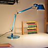 Artemide Tolomeo Micro Tavolo black/red - with table base application picture
