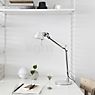 Artemide Tolomeo Micro Tavolo gold - with table base application picture