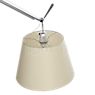 Artemide Tolomeo Sospensione Diffusore pergament - ø36 cm - By means of the practical handle, this Tolomeo can be precisely aligned.