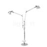 Artemide Tolomeo Terra Doppio aluminio pulido y anodizado