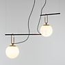 Artemide nh S3 Sospensione 2 fuochi ottone spazzolato