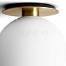 Audo Copenhagen TR Bulb Decken-/Wandleuchte Messing/opal glänzend , Auslaufartikel