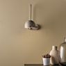 B.lux Bowee W1 Wall Light LED beige - left application picture