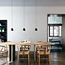 B.lux Speers Pendant Light LED black/copper, dimmable application picture