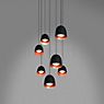 B.lux Speers Pendant Light LED black/copper, dimmable