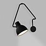 B.lux System Wall Light L for direct mains connection black