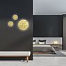 Bankamp Button Wand- und Deckenleuchte LED blattgoldoptik - ø15,5 cm Anwendungsbild