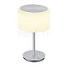Bankamp Grand Lampe de table LED anthracite mat/verre noir/doré