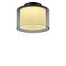Bankamp Grand, lámpara de techo LED antracita mate/vidrio ahumado - ø32 cm