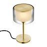 Bankamp Karl 75 Lampe de table noir/verre fumé