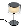 Bankamp Karl 75 Lampe de table noir/verre fumé