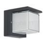 Bega 33327 - Ceiling-/Wall- and Pedestal Light LED silver - 33327AK3 - A cube of crystal glass, which is painted white on the inside, functions as a diffuser.