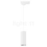 Bega 50978 - Studio Line Hanglamp LED aluminium/wit, voor schuine plafonds - 50978.2K3+13232