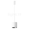 Bega 50990 - Studio Line Hanglamp LED aluminium/wit, schakelbaar - 50990.2K3+13245