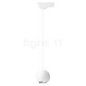 Bega 51010 - Studio Line Hanglamp LED aluminium/wit, voor schuine plafonds - 51010.2K3+13232