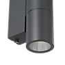 Bega 66512 - Wall light LED graphite - 66512K3 - Through another light opening at the bottom, the luminaire sends its light downwards.