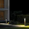 Bega 77237/77238 - bollard light LED silver with anchorage - 77237AK3 application picture