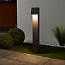 Bega 77237/77238 - bollard light LED silver with anchorage - 77237AK3 application picture