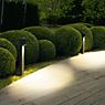 Bega 77239/77249 - LED bollard light silver with anchorage - 77239AK3 application picture