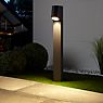 Bega 77239/77249 - LED bollard light silver with anchorage - 77239AK3 application picture