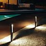 Bega 77265/77266 - bollard light LED silver with anchorage - 77265AK3 application picture