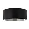Bega Studio Line Ceiling Light LED round white/brass matt - 51017.4K3 - A cylindrical matt black reflector spans the diffusor.
