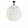 Bover Nans Sphere, lámpara de techo LED beige - 80 cm