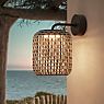 Bover Nans, lámpara de pared LED marrón - 22 cm - ejemplo de uso previsto