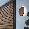 Bover Tria Outdoor Wall Light LED brown - 33 cm application picture