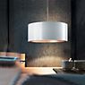 Bruck Cantara Hanglamp LED chroom glimmend/glas wit/goud - 30 cm productafbeelding