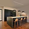 Bruck Cantara Pendant Light for Duolare Track chrome glossy/glass black/gold - 19 cm application picture