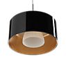 Bruck Cantara Pendel LED krom skinnende/glas sort/guld - 30 cm , udgående vare - The luminaire by Bruck has two shades made of double-layered glass.