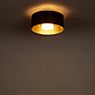 Bruck Cantara, lámpara de techo LED negro/dorado - 30 cm - 2.700 k