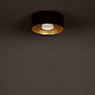 Bruck Cantara, lámpara de techo LED negro/dorado - 30 cm - 2.700 k